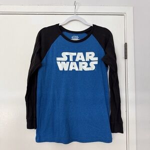Star Wars Blue and Black Men's Shirt